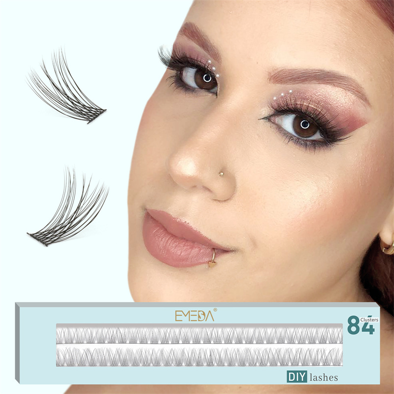 Wholesale hot selling 3D DIY Cluster lashes USA/UK ZY